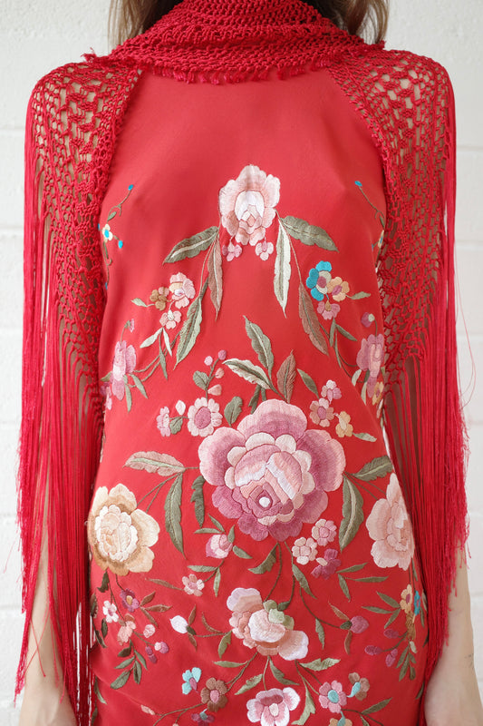 Demi Couture Piano Shawl Gown