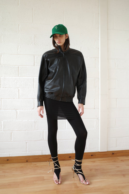 Batwing Leather Jacket