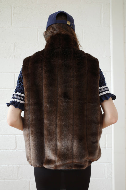 Faux Mink Gilet