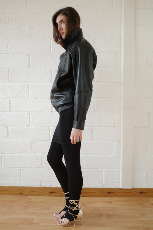 Batwing Leather Jacket