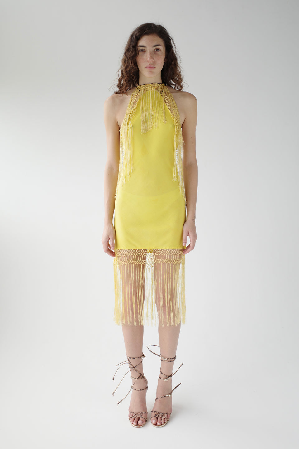 The Demi-Couture Piano Shawl Mini Dress- Extra Small