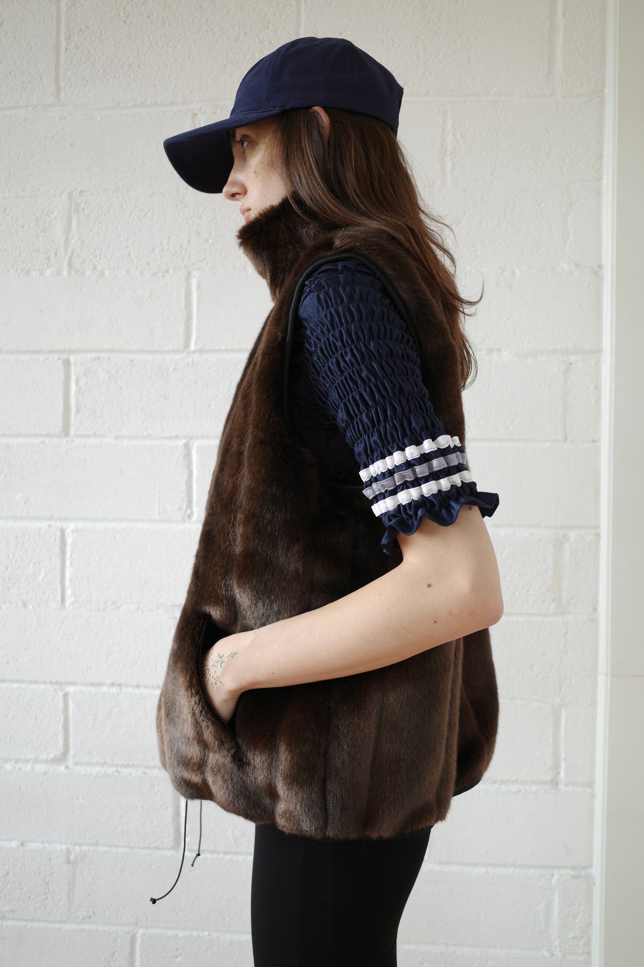 Faux Mink Gilet