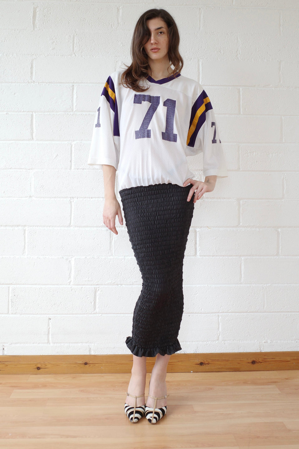 The Reconstituted Shirred US Football Dress