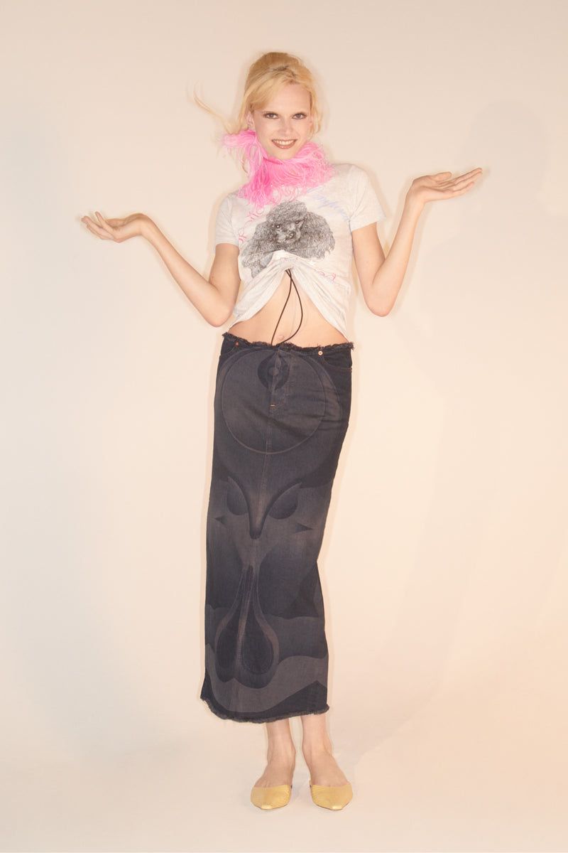 The Recycled Spandex Shell Belt Maxi Dress