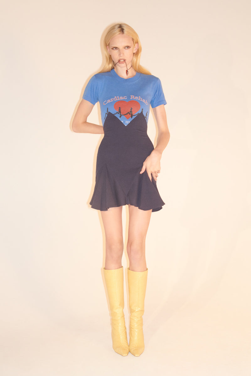 The Recycled Spandex Shell Belt Maxi Dress