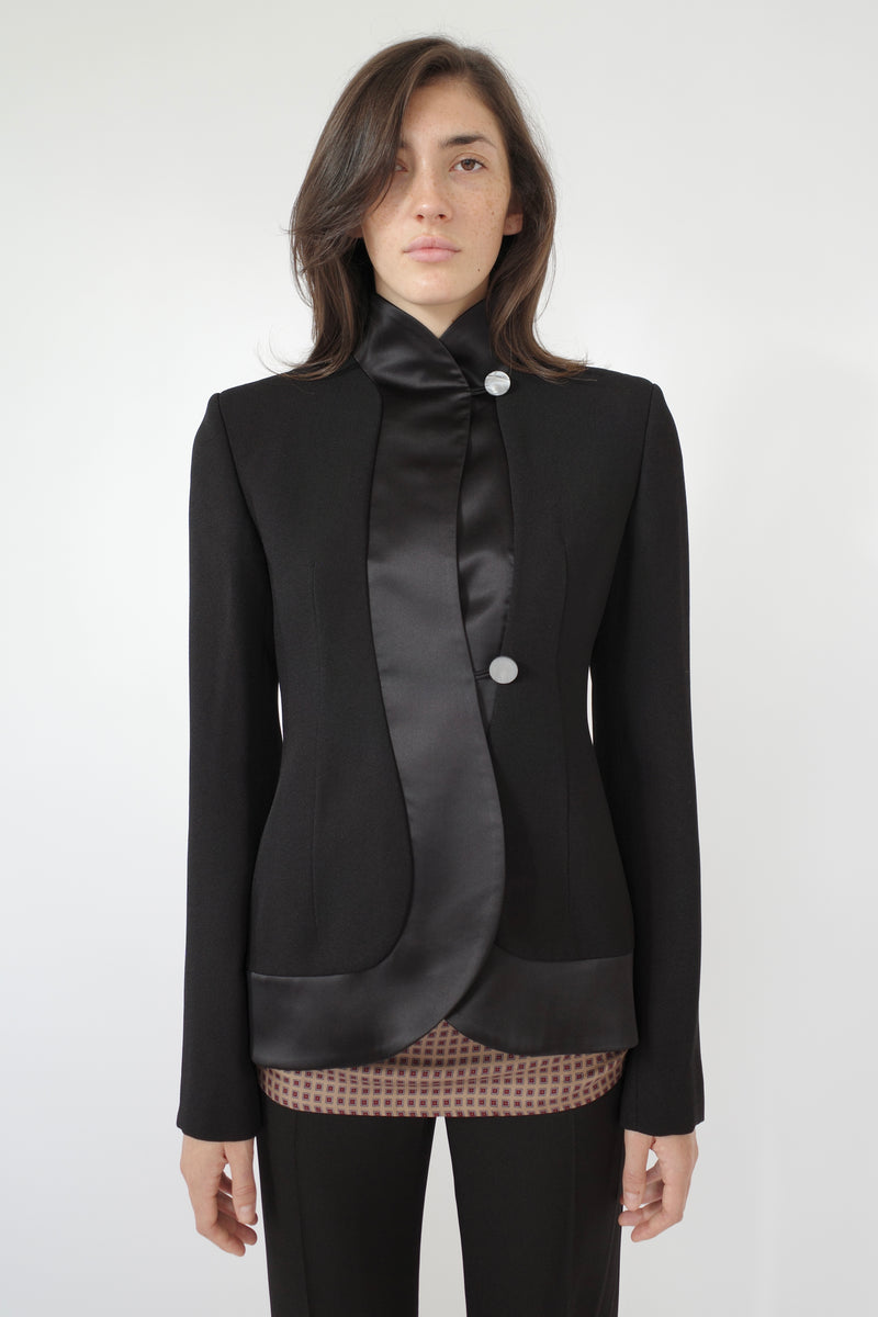 The Curved Lapel Jacket