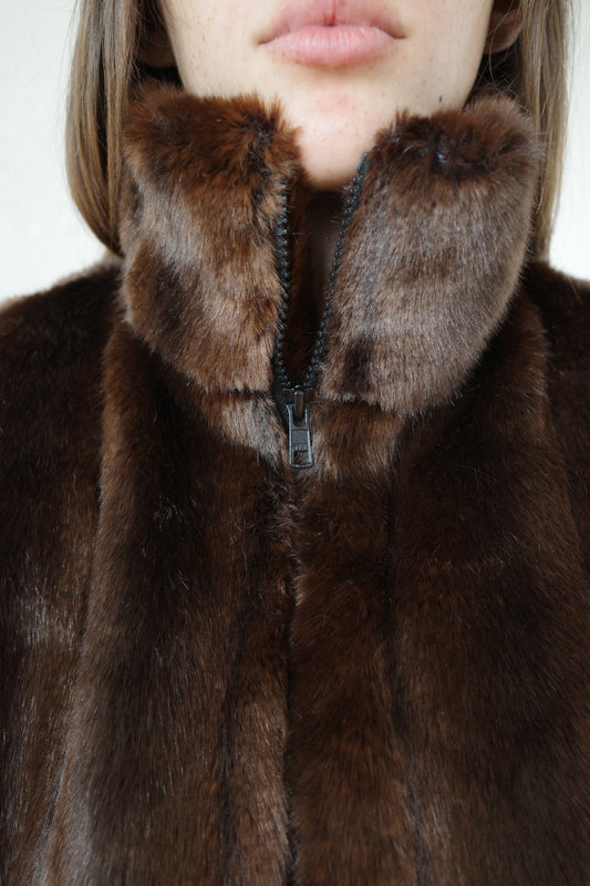 Faux Mink Gilet