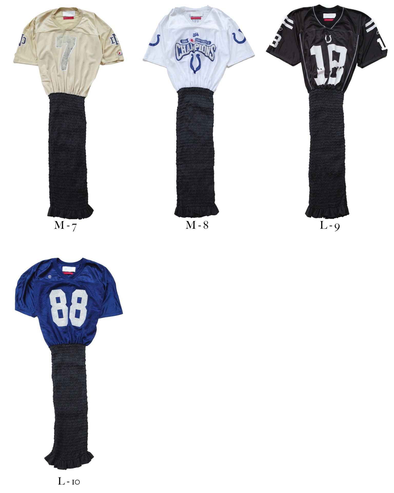 The Reconstituted Shirred US Football Dress