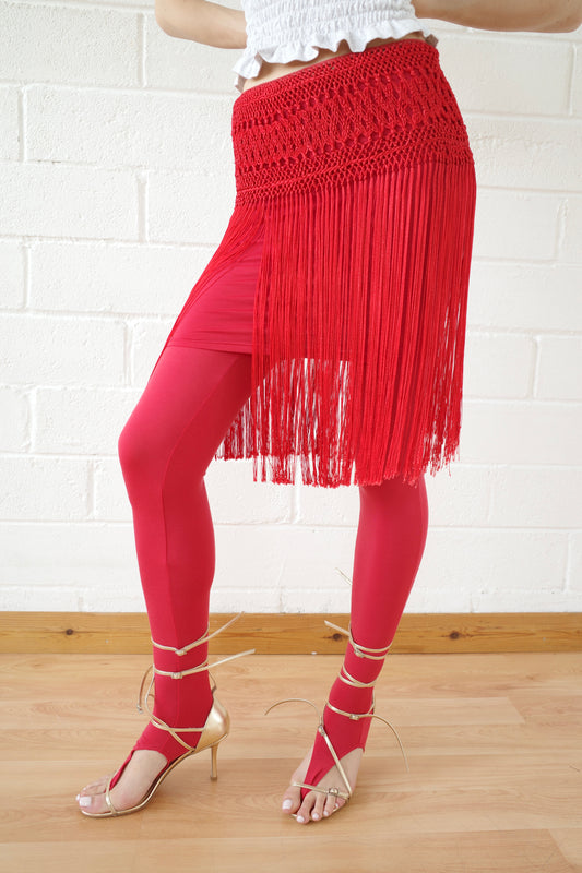 The Red Macrame Belt