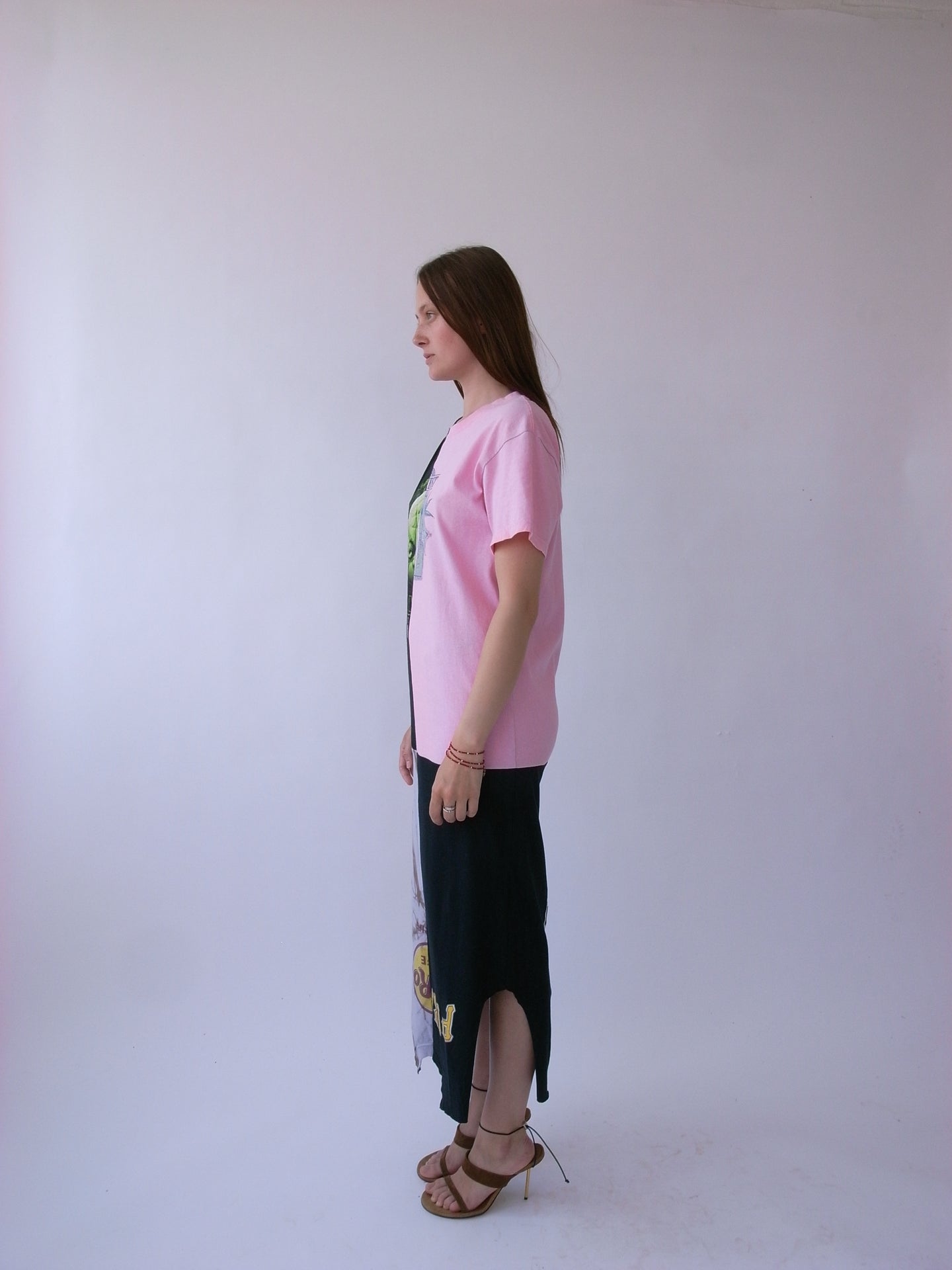 The Reconstituted Short-Sleeve T-Shirt Dress — Extra Small