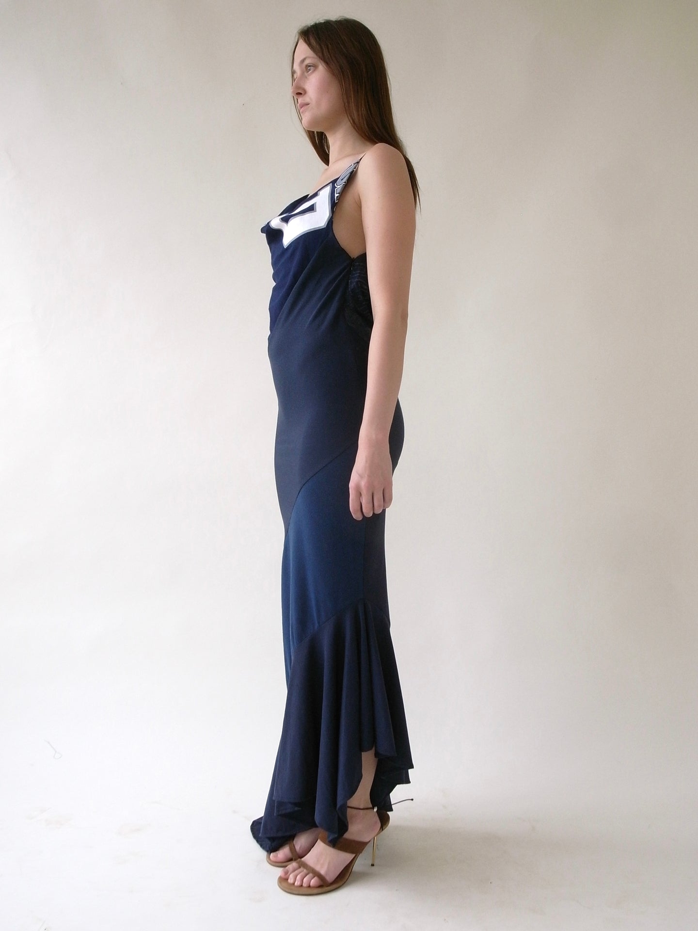 The Reconstituted Bias T-shirt Maxi Dress