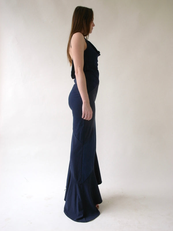 The Reconstituted Bias T-shirt Maxi Dress