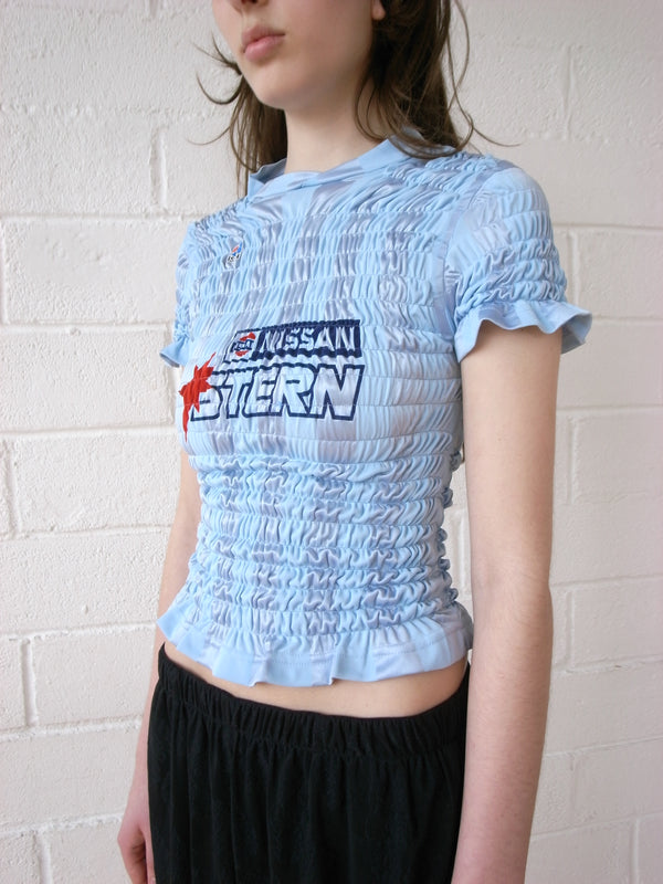 The Reconstituted Shirred Football Top