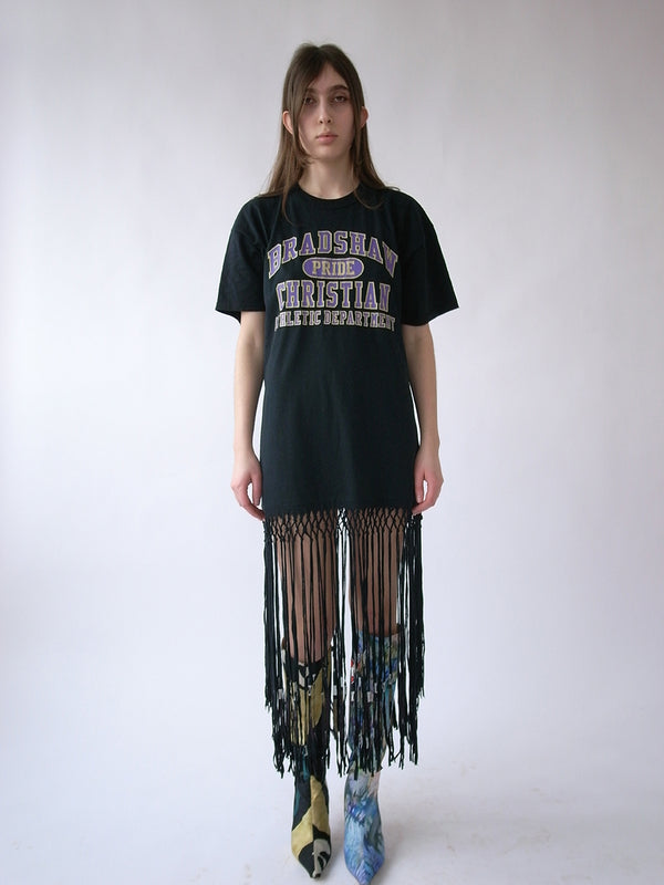 The Reconstituted Macrame T-shirt Dress