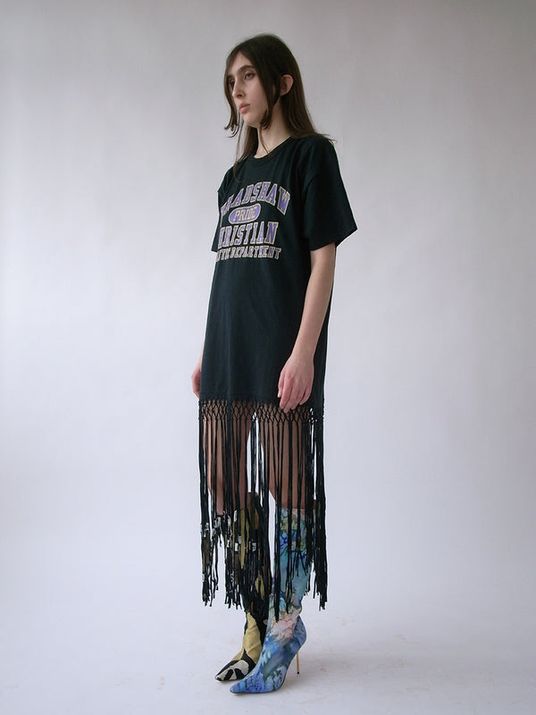 The Reconstituted Macrame T-shirt Dress