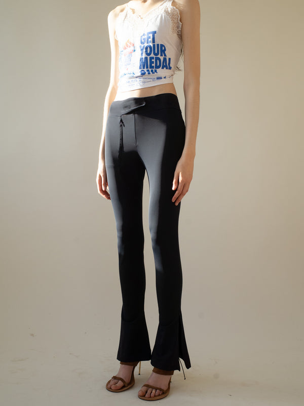 The Recycled Spandex Tuxedo Trouser