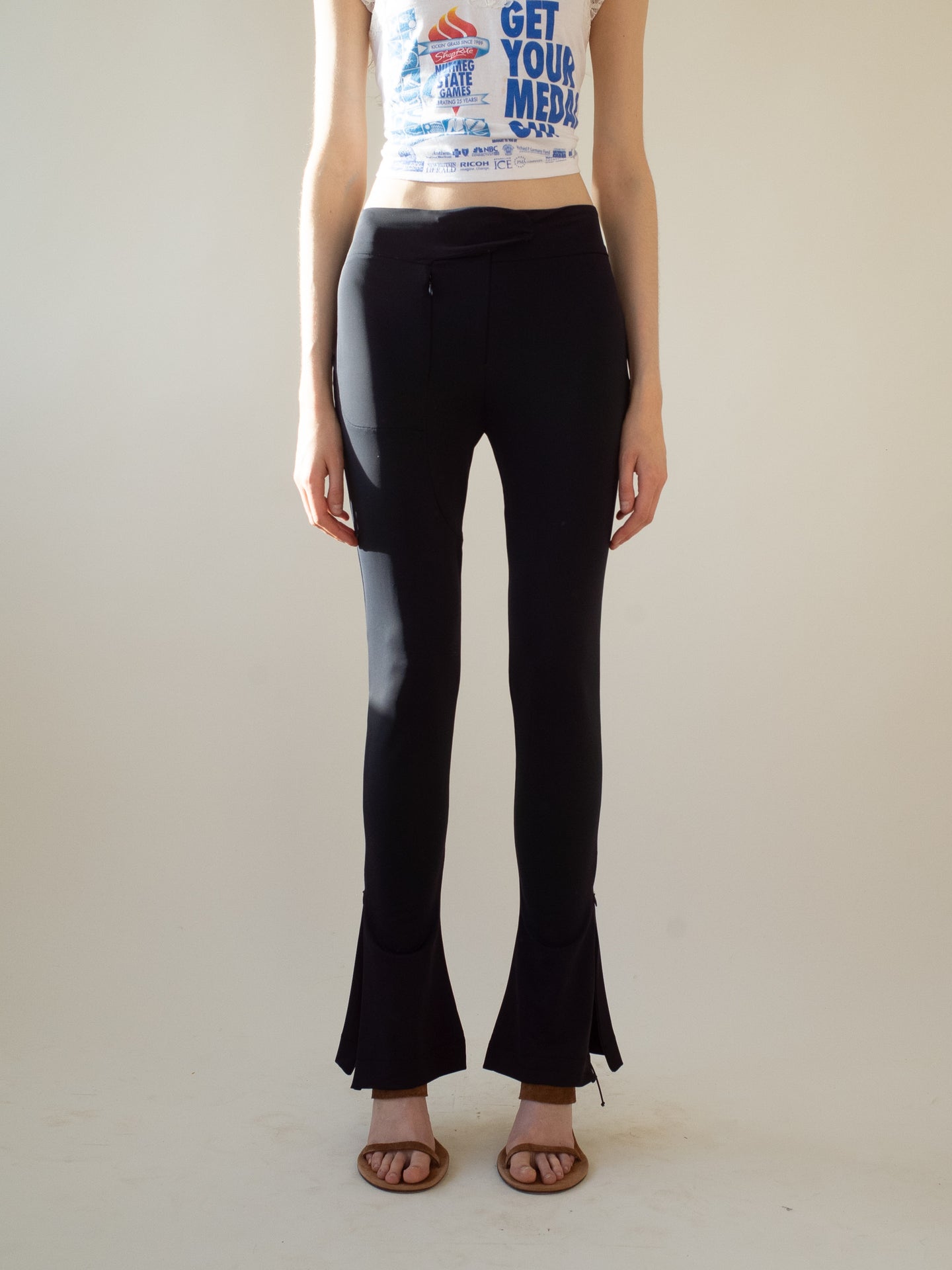 The Recycled Spandex Tuxedo Trouser