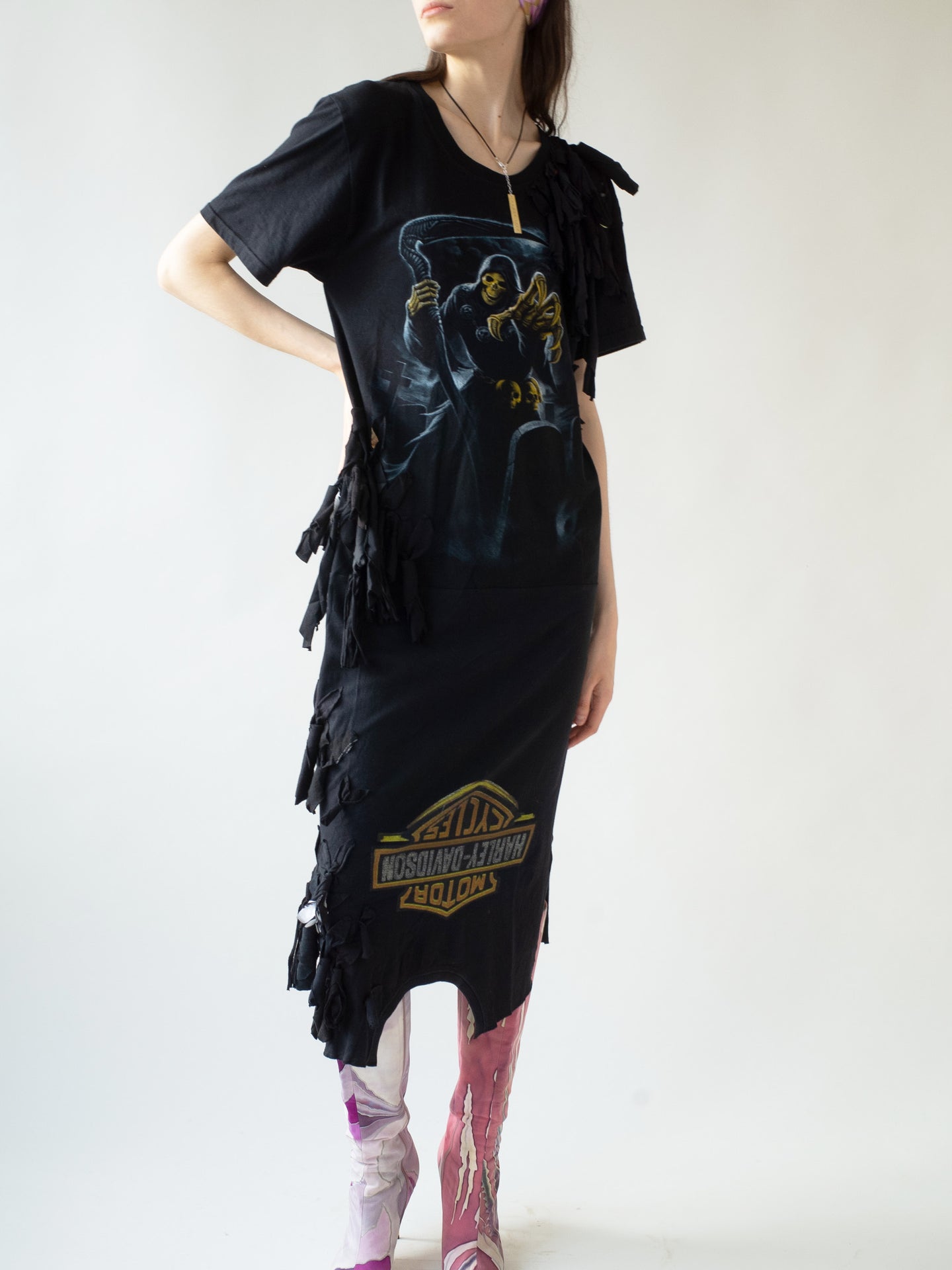 The Reconstituted Flower t-shirt Dress